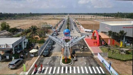Bán đất dự án Garden Riverside Thủ Thừa Long An, sổ hồng riêng