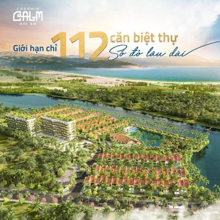 Sở hữu biệt thự ven sông Hội An, 70% cây xanh, môi trường trong lành