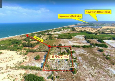 Đất biển nghỉ dưỡng giá chỉ 1tr/m2 diện tích lớn,giáp KDL Bàu Trắng Bắc Bình Bình Thuận