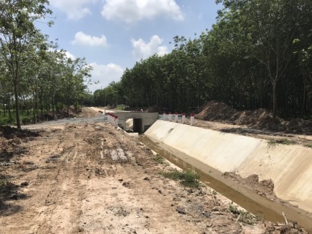 Bán lô đất vườn Củ Chi giá rẻ rộng 2000m2 vuông vức cực đẹp giá 2ty790, sổ hồng riêng