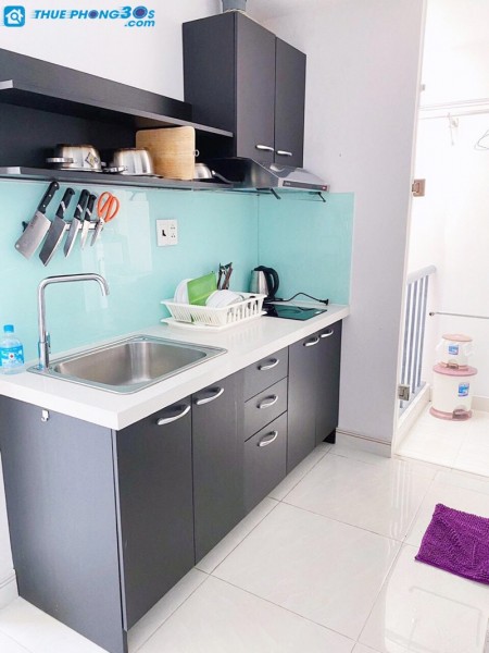 Chính chủ cho thuê căn hộ dịch vụ, full nội thất, 1 pn, 2 pn, giá 7.5 triệu/tháng, giá tốt mùa dịch