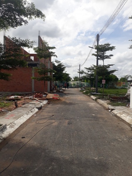 Đất KCN cầu Cảng Phước Đông mặt tiền đường 9m, 5x18 full thổ 868 triệu