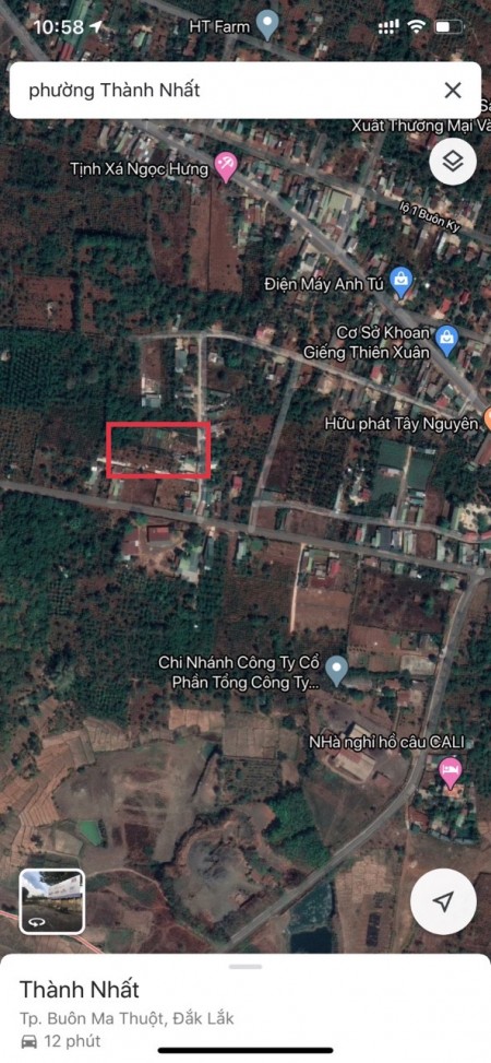 Chính chủ bán đất phù hợp xây nhà vườn phường Thành Nhất