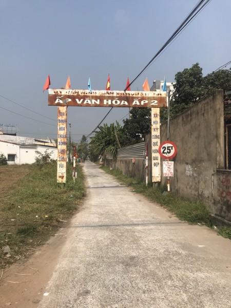 Bán đất giá rẻ 10x55 giá 3 tỷ 150 triệu, thổ cư 100%, xã Hựu Thạnh, Đức Hòa, Long An