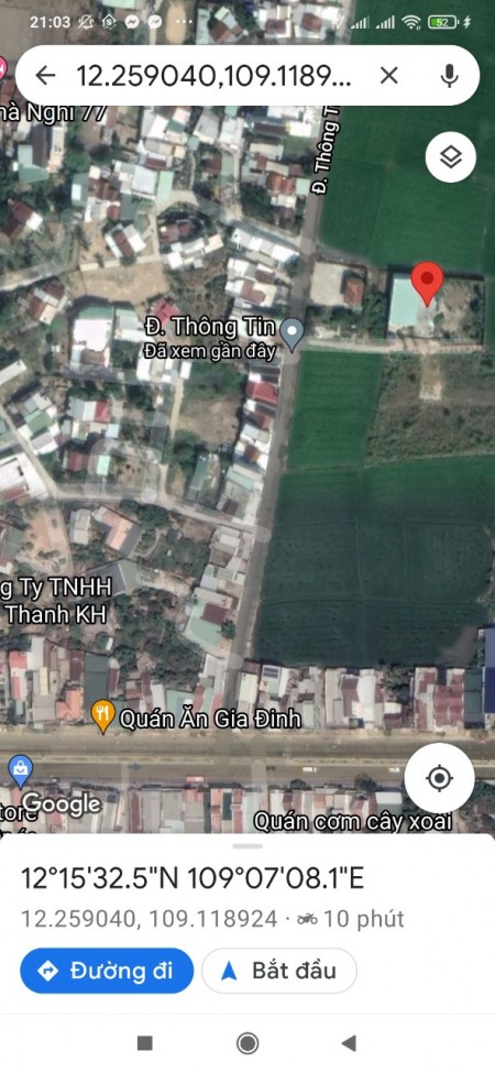 Bán đất phú ân nam 2, Diên An, Diên Khánh, Khánh Hòa