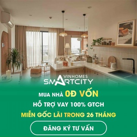 Bán căn 2 ngủ GS3 Vinhomes Smart City Đại Mỗ mua vay 0đ