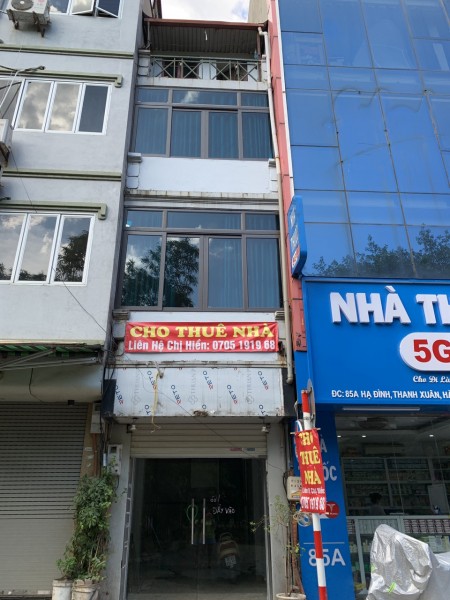 Cho thuê nhà mặt phố số 83 phố Hạ Đình, Quận Thành Xuân Hà nội. MT 3m * 8 m, 4 tầng