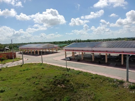 Bán gấp đất nền mặt tiền chợ Thạnh Phú, pháp lí đầy đủ, ngân hàng hỗ tợ vay