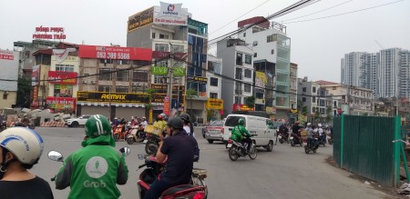 Bán đất mặt phố Minh Khai 155m2, mặt tiền 7m, hai thoáng, có bản thiết kế 8 tầng. Giá 42 tỷ