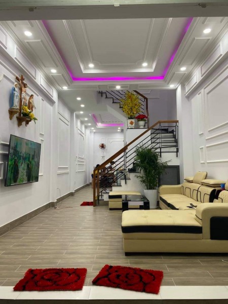 Nhà thật, việc thật ,hình ảnh thật.Bán nhà HXH đường Bờ Bao Tân Thắng