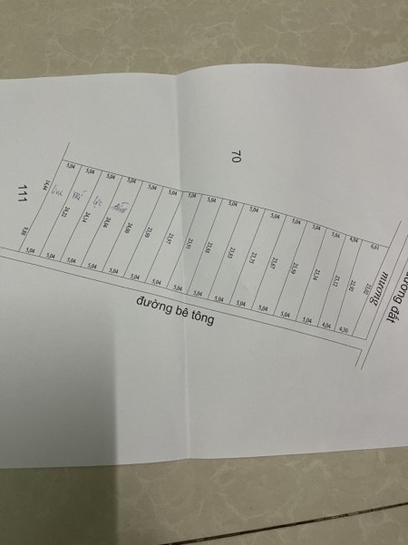 Cần bán đất nền gấp không dính qui hoạch, giá bán 530 triệu, dt 115m2, bao sang tên