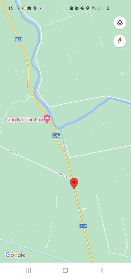 Bán 3 lô đất mặt tiền đường QL62 xã Tân Lập, Mộc Hóa, Long An (chính chủ)