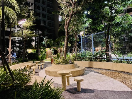 Căn hộ sân vườn CC Palm Heights cần cho thuê giá rẻ mùa dịch 14 triệu/tháng.