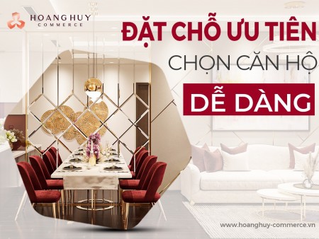 Nhận cọc giữ chỗ tại toà giữ toà Camellia Hoàng Huy Commerce