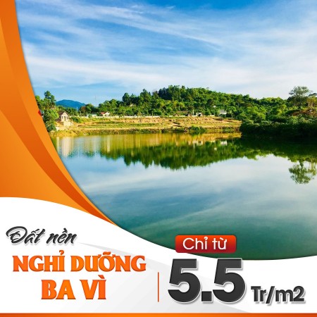 Đất nền view hồ Yên Bài đẹp NHÌ Ba Vì giá chỉ từ 5tr/m2