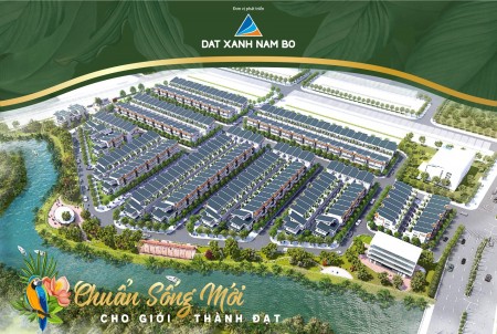 Bán Nhà Phố 1 trệt 2 lầu- Khu Compound- View Sông