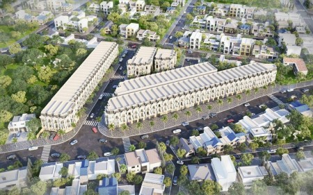 Nhà phố thương mại đẳng cấp châu âu ở ngay trung tâm TP Dĩ An tỉnh Bình Dương