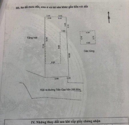 Bán lô đất kiệt Trần Cao Vân, Thanh Khê, Đà Nẵng