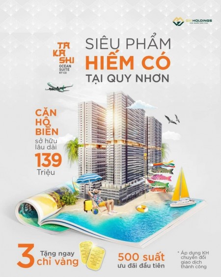 Căn hộ phong cách Nhật Bản Takashi Quy Nhơn, thanh toán 20% đến khi nhận nhà
