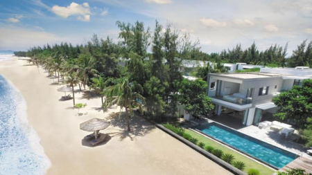 Biệt thự biển Sanctuary Hồ Tràm giá bán chỉ 39tr/m2, nhà đã hiện hữu. LH: 093 6622365