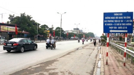Cho thuê mặt bằng Kinh Doanh Tại Ngã Ba Ngọc Hồi mặt quốc lộ 1A 500m giá 110 triệu