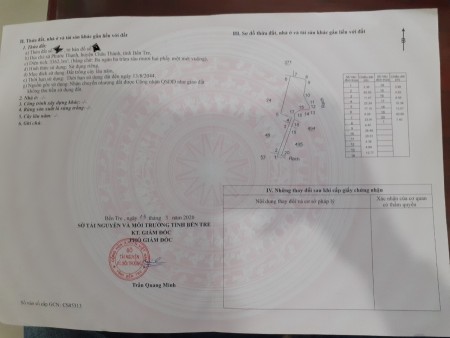 Bán 8 công đất giá đầu tư khu vực Phước Thạnh, Châu Thành, Bến Tre