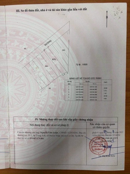 Bán đất quận 9 phường Long Bình gần vinhomes grand park quận 9