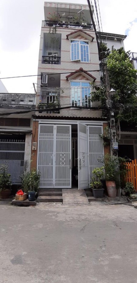 Nhà Tân Phú 92m2, khu dân trí cao, an ninh trật tự, hẻm xe quay đầu