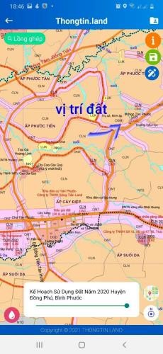 Bán đất gần khu công nghiệp Đồng Phú, tỉnh Bình Phước, pháp lý rõ ràng