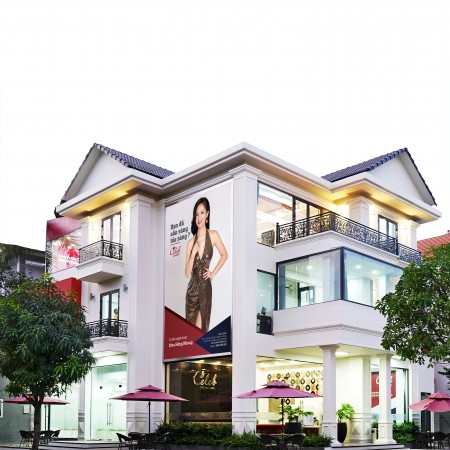 Cho thuê nguyên căn villa mặt tiền Trần Não trệt 2 lầu sàn trống suốt 15x20m