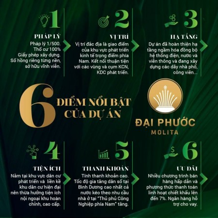 Đại Phước Molita 6 quyền năng tạo nên bất động sản xứng tầm