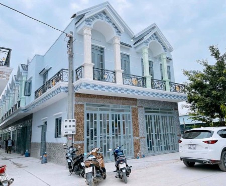Bán Nhà 399tr 1 trệt 1 lầu 1 lửng mới xây gần Cầu Lớn Hóc Môn