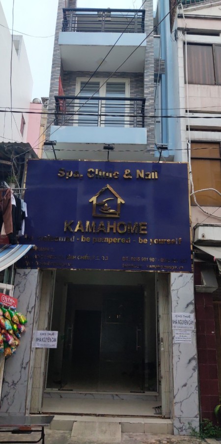 Cho thuê Nhà nguyên căn Chợ Bàn Cờ, Quận 3, 1 trệt 1 lửng