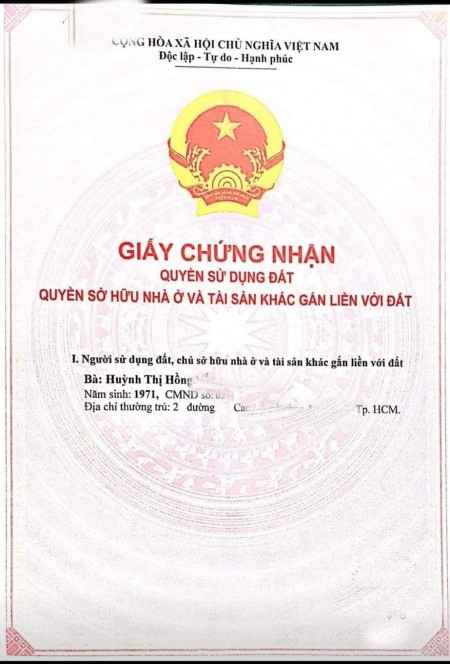 Đất MT Đường Bình Mỹ Củ Chi,189M2 Full Thổ Cư Giá MÙA COVD Chỉ 5.9TỷTL