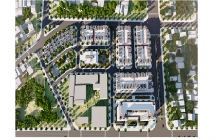 Khu đô thị kiểu mẫu Helianthus Center Red River - Vimefulland Đông Anh
