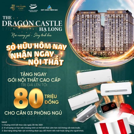 Dragon Castle Chung Cư Mặt Biển, tiện nghi, còn mới, chiết khấu cao