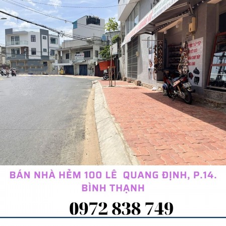 Bán gấp nhà đường Lê Quang Định Bình Thạnh, giá rẻ, 4 tầng, 2 phòng ngủ