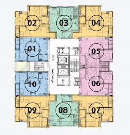 Bán căn hộ siêu tiện nghi 54m2 2 phòng ngủ, lh 0346468817, hướng Tây Bắc