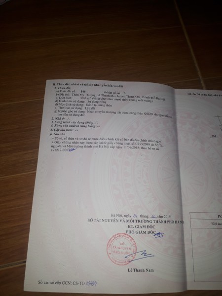 Bán đất thổ cư đẹp chính chủ, giá cả thương lượng, lh 0936378429