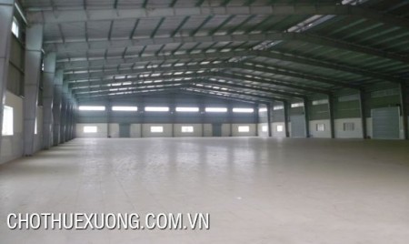 Cho thuê xưởng 3000-6000m2 tại Văn Giang Hưng Yên, giá 87 nghìn/m2