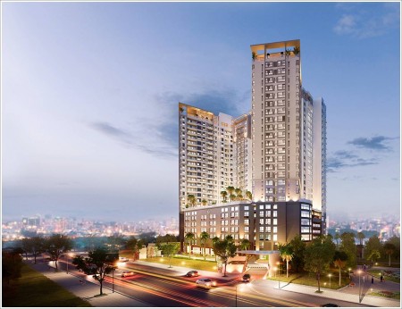 Căn hộ mặt tiền đại lộ, gần siêu thị, view cây xanh tại Bình Dương