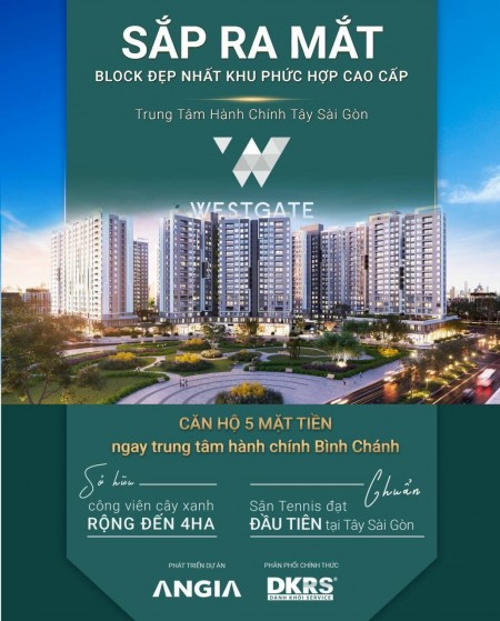 WestGate mở bán block đẹp nhất dự án chiết khấu ngay 10 lượng vàng