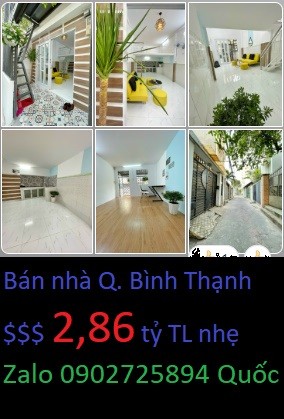 Bán nhà Xô Viết Nghệ Tĩnh - Bình Thạnh giá 2,86 tỷ, gần công viên