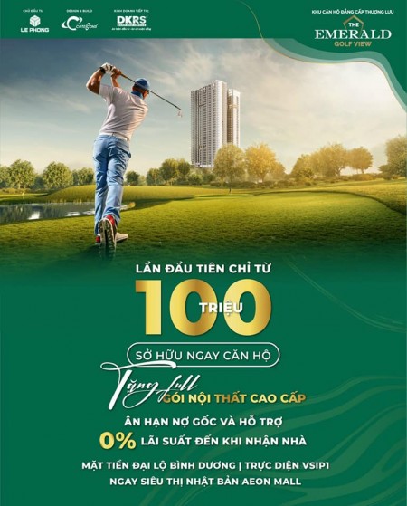 Emeral Golf View Chính sách/giá bán tốt nhất từ chủ đầu tư