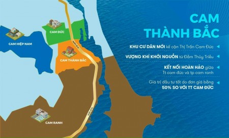 Bán lô đất siêu bom tấn hót nhất thị trường Cam Thành Bắc, tỉnh Khánh Hoà
