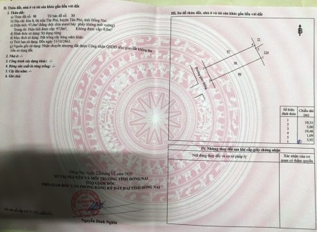 Chính chủ bán gấp đất thị trấn Trung tâm Huyện Giá 600 Triệu sổ sẳn