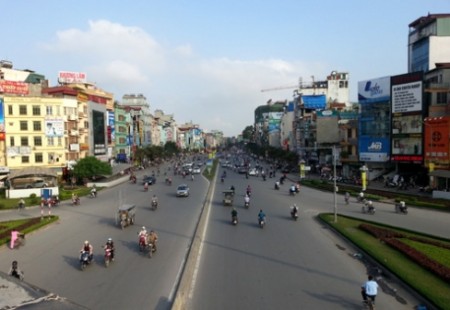 Bán đất mặt phố Giải Phòng, Quận Hoàng Mai, Hà Nội, dt 150m2, mt 5m, giá 15.8 tỷ