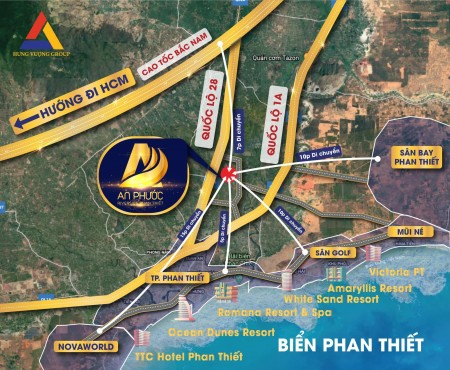 Bán dự án đất nền thổ cư An Phước Riverside, Phan Thiết đã có sổ đường 12m