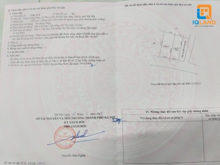 Mùa covid thanh lý lô 138m2 đường Thanh Trì thôn Cộng Hòa, xã Phù Ninh, Sóc Sơn