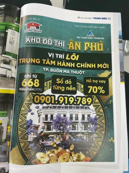Cơn sốt thị trường đất đô thị tại tp Buôn Ma Thuột, tiện ích đủ